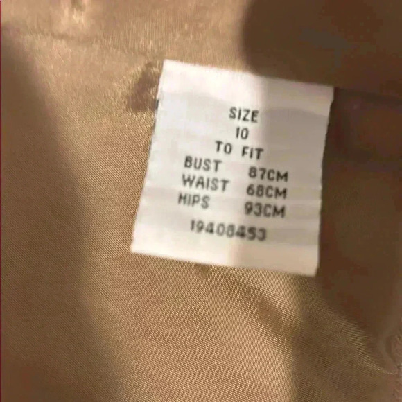 Vintage Target Real Suede Tan Women's Jacket - Size 10 - Picture 5 of 7